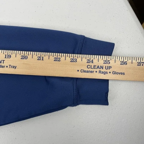 Nike Jacket Men's Size Large Nike Golf Fit Dry Blue Caddying Course Cold Weather - Picture 12 of 16